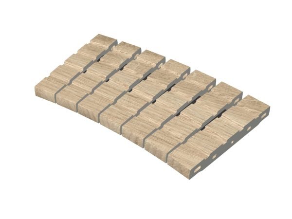 Ordesa Natural - Grooved Flexible Grid