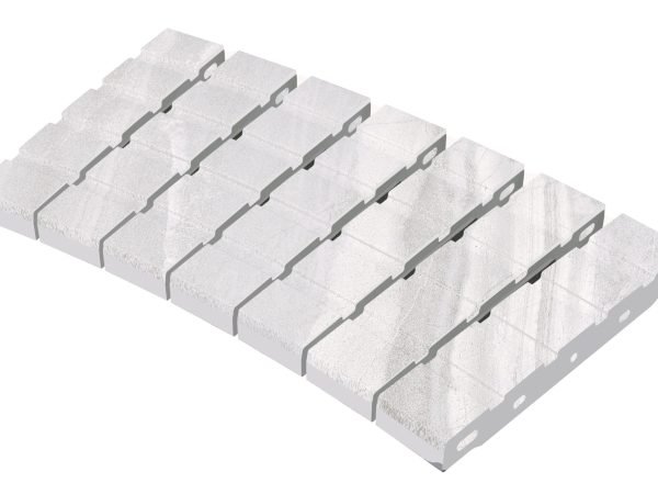 Tibet Blanco - Grooved Flexible Grid