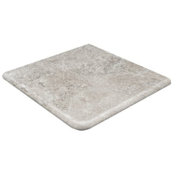 Petra Gris - Rounded stair-tread corner