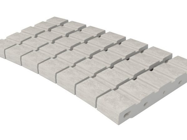 Petra Gris - Grooved Flexible Grid