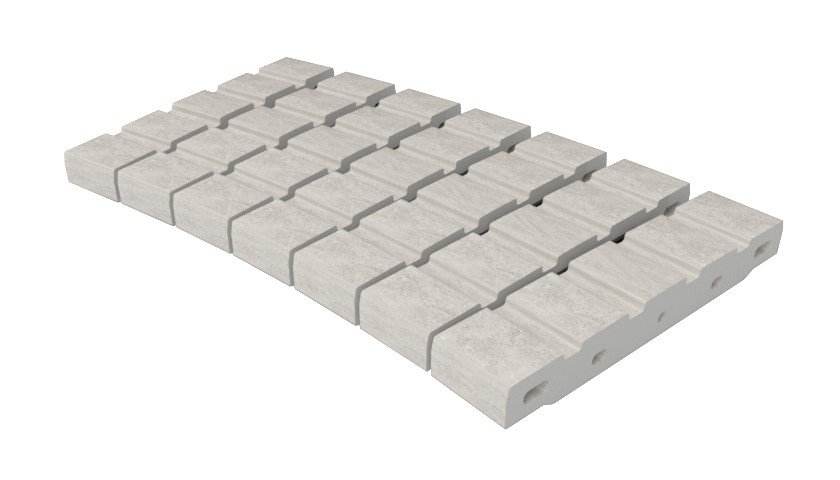 REJILLA FLEXIBLE PETRA OCRE