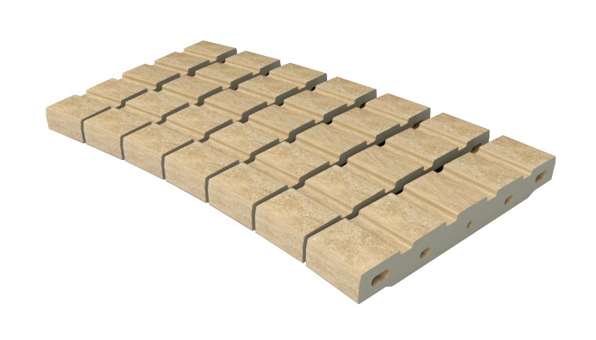 REJILLA FLEXIBLE PETRA OCRE