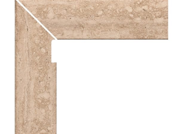 Travertino Beige - Straight string Left side