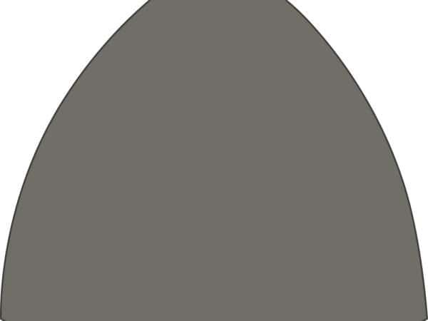 Aciker Plus Grey Round External Mitre (Escocia)
