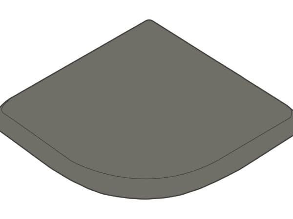 Aciker Plus Grey Bullnose External Corner