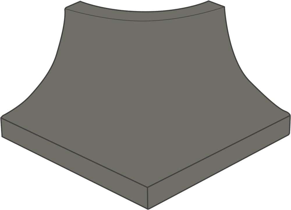 Aciker Plus Grey External Mitre Corner