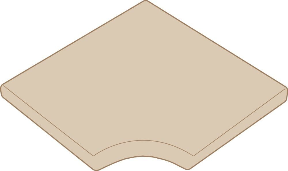 Aciker Plus Natural Bullnose Internal Corner
