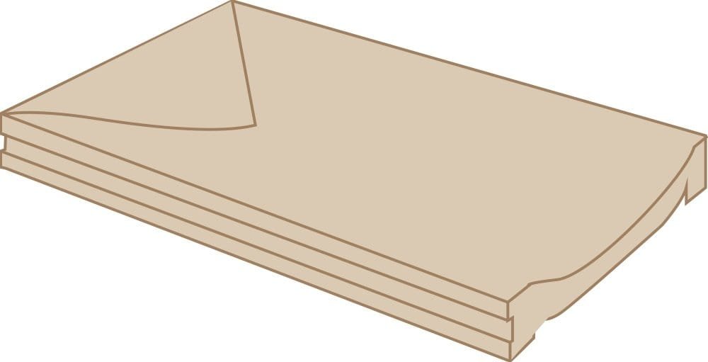 Aciker Plus Natural End Channel Piece